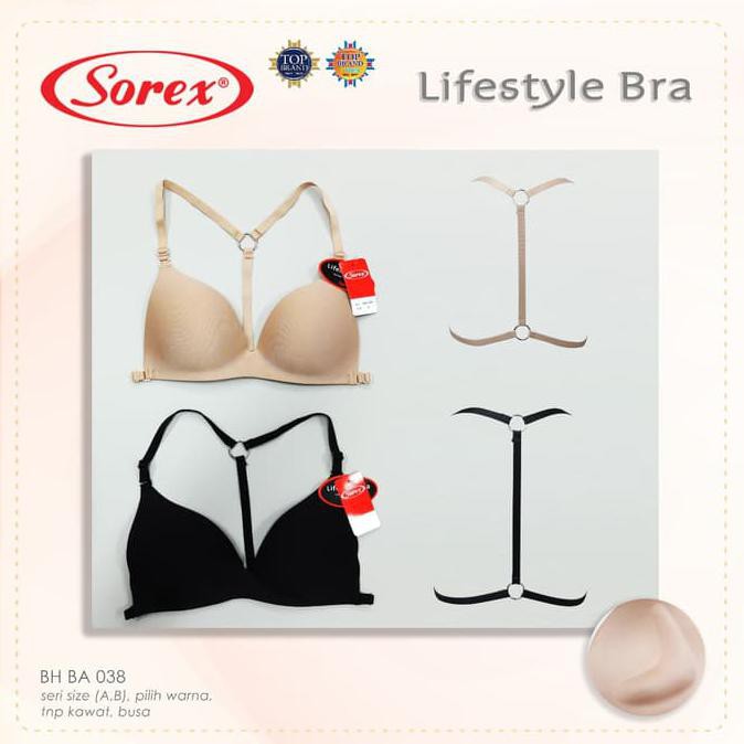 Premium Bra BH Seamless Adem dan Nyaman Sorex Ba 038 BA038