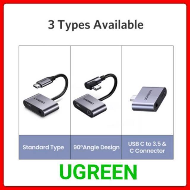 Ugreen Type C to Aux 3.5mm support charging Original