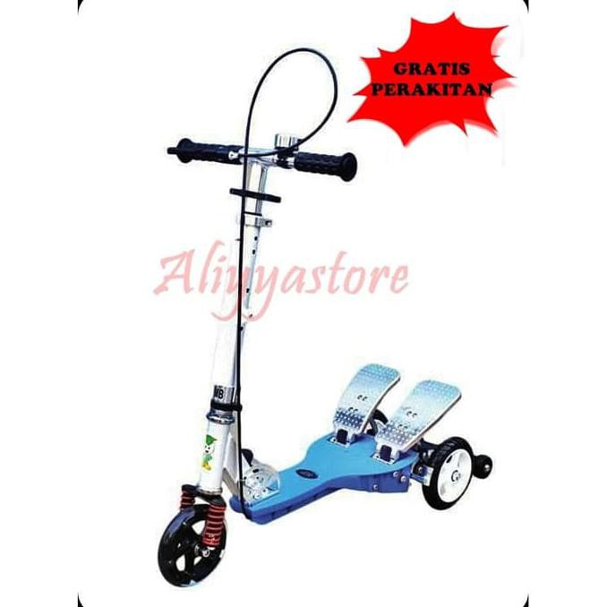 ITERBATASl SKUTER INJAK RMB RODA 3/SCOOTER ANAK RMB/RMB SCOOTER - Hijau ICLQl