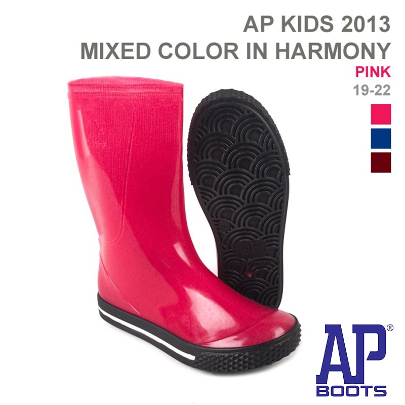 AP Boots Kids 2013 Color In Harmony / Sepatu Boots Anak Karet Unisex