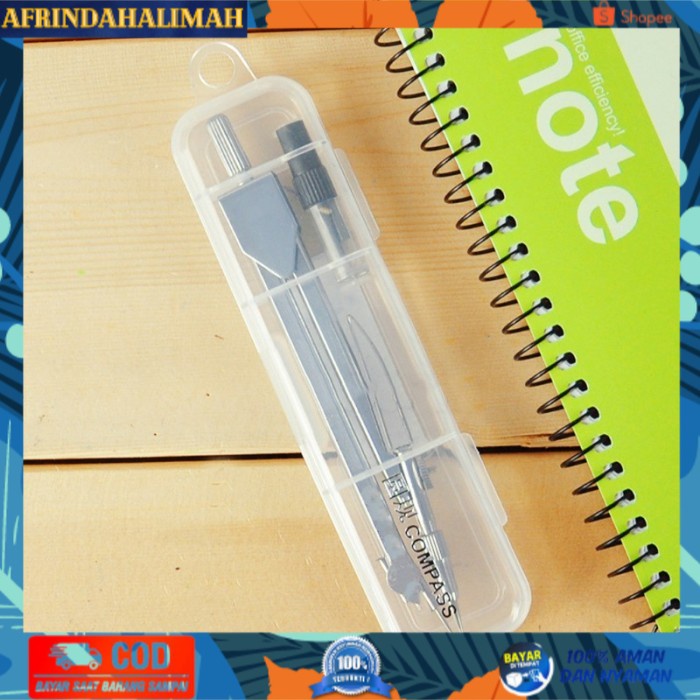 

[TERBARU] COLO Durable Metal Drafting Tools Drawing Math Compass Set School