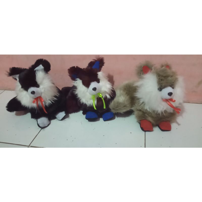 boneka kucing anggora bulu halus korea ukuran s