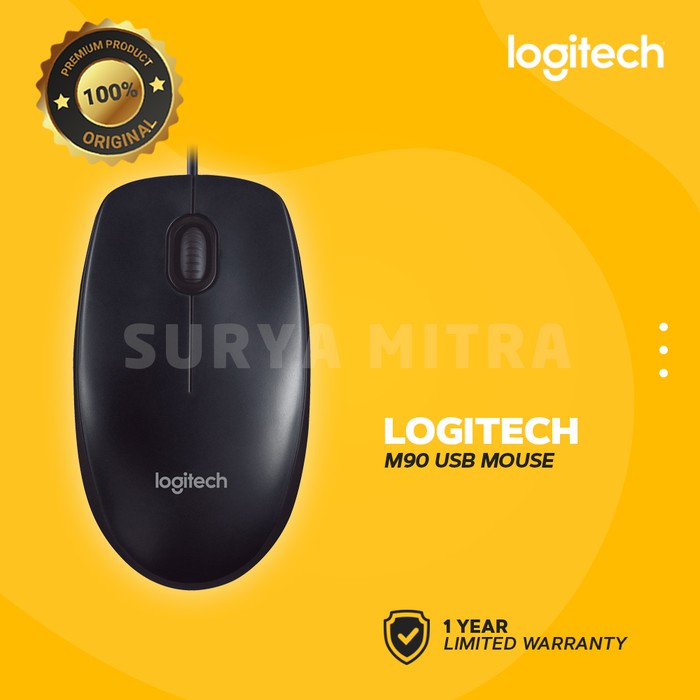 Mouse Logitech M90 Wired