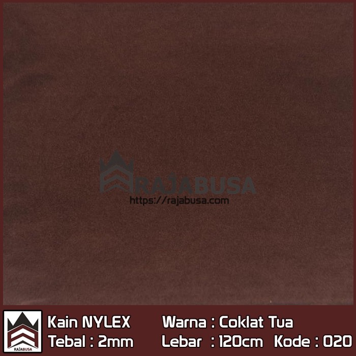 Kain Nylex Coklat Tua - Kain Bulu Pendek | Toko Kain Boneka Terlengkap