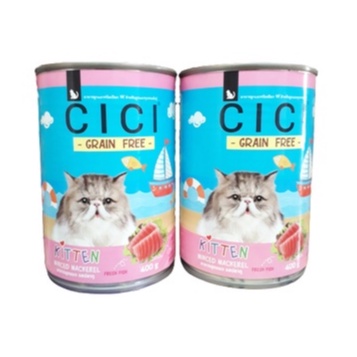 MAKANAN KUCING KALENG CICI CANNED KITTEN & ADULT 400gr
