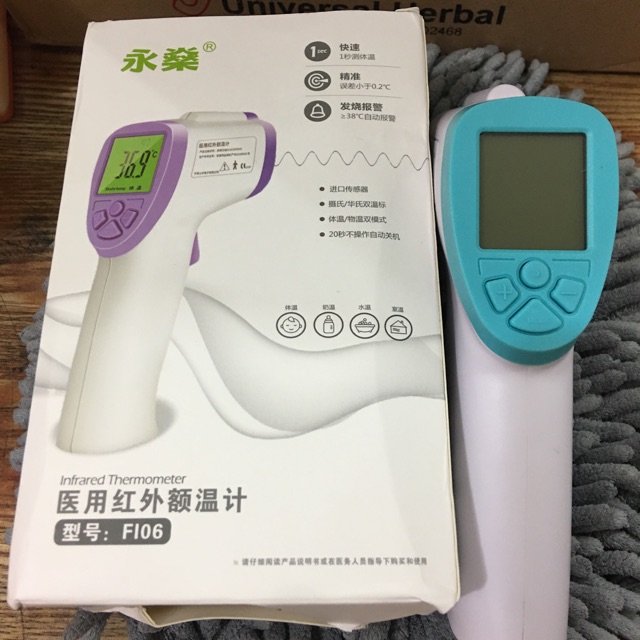 Thermogun termometer tembak infrared