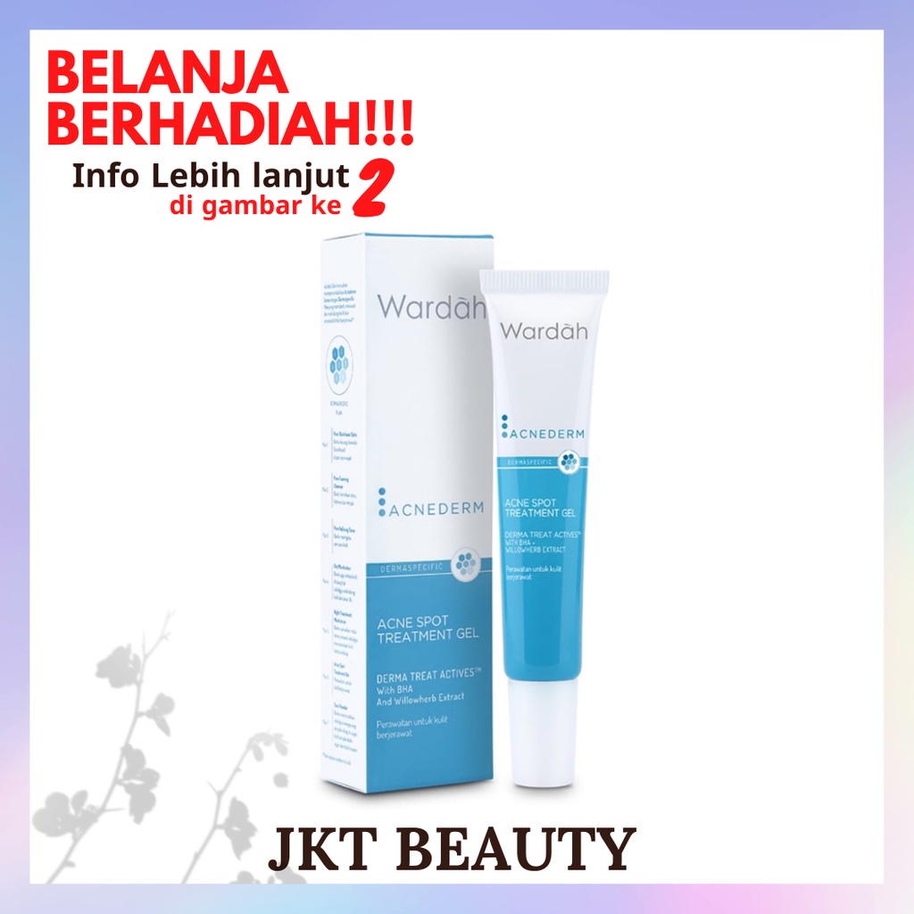 WARDAH ACNEDERM ACNE SPOT TREATMENT GEL 15 ML - TOTOL JERAWAT