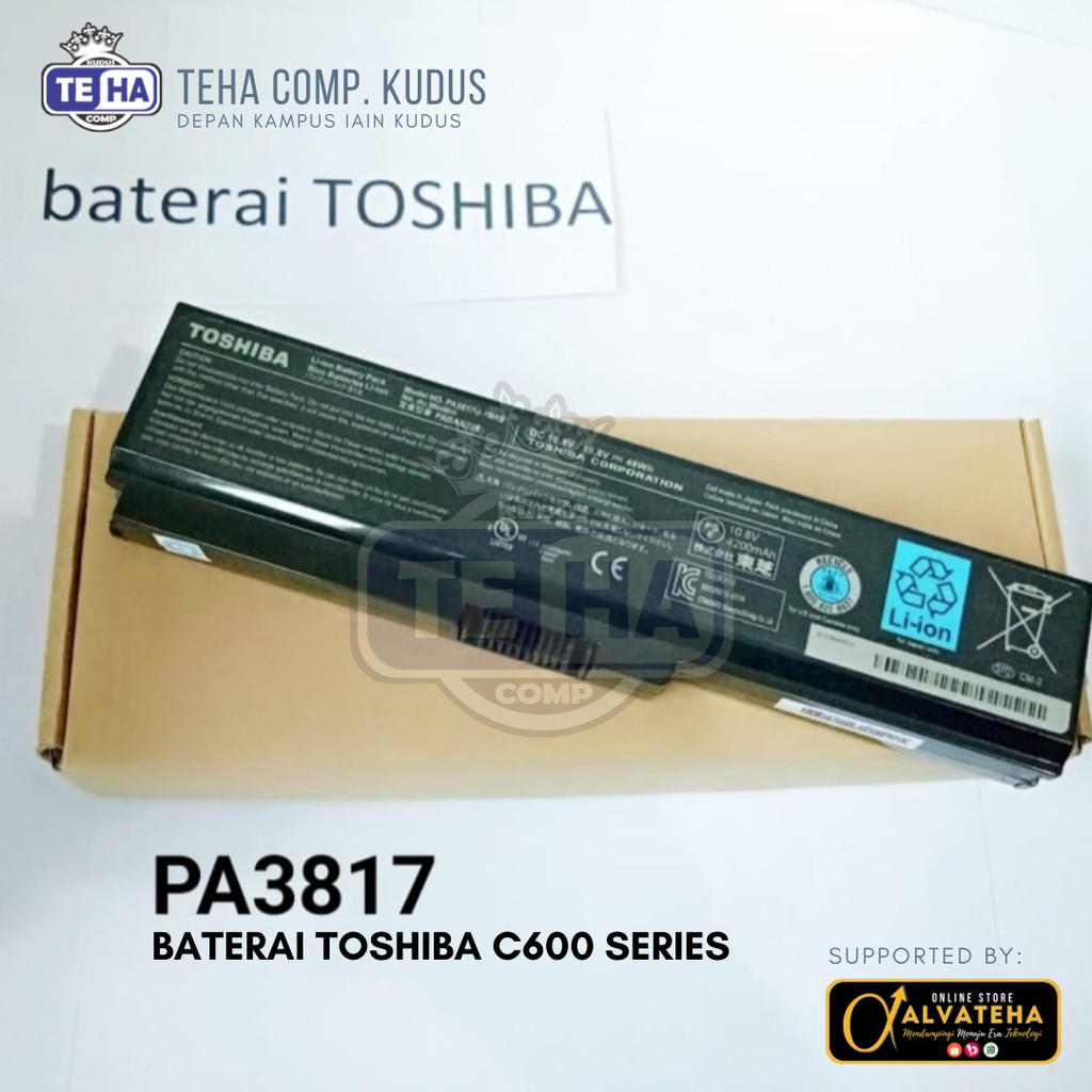 Baterai Toshiba C600 C640 C645 PA3817 Baterai Laptop Toshiba L645