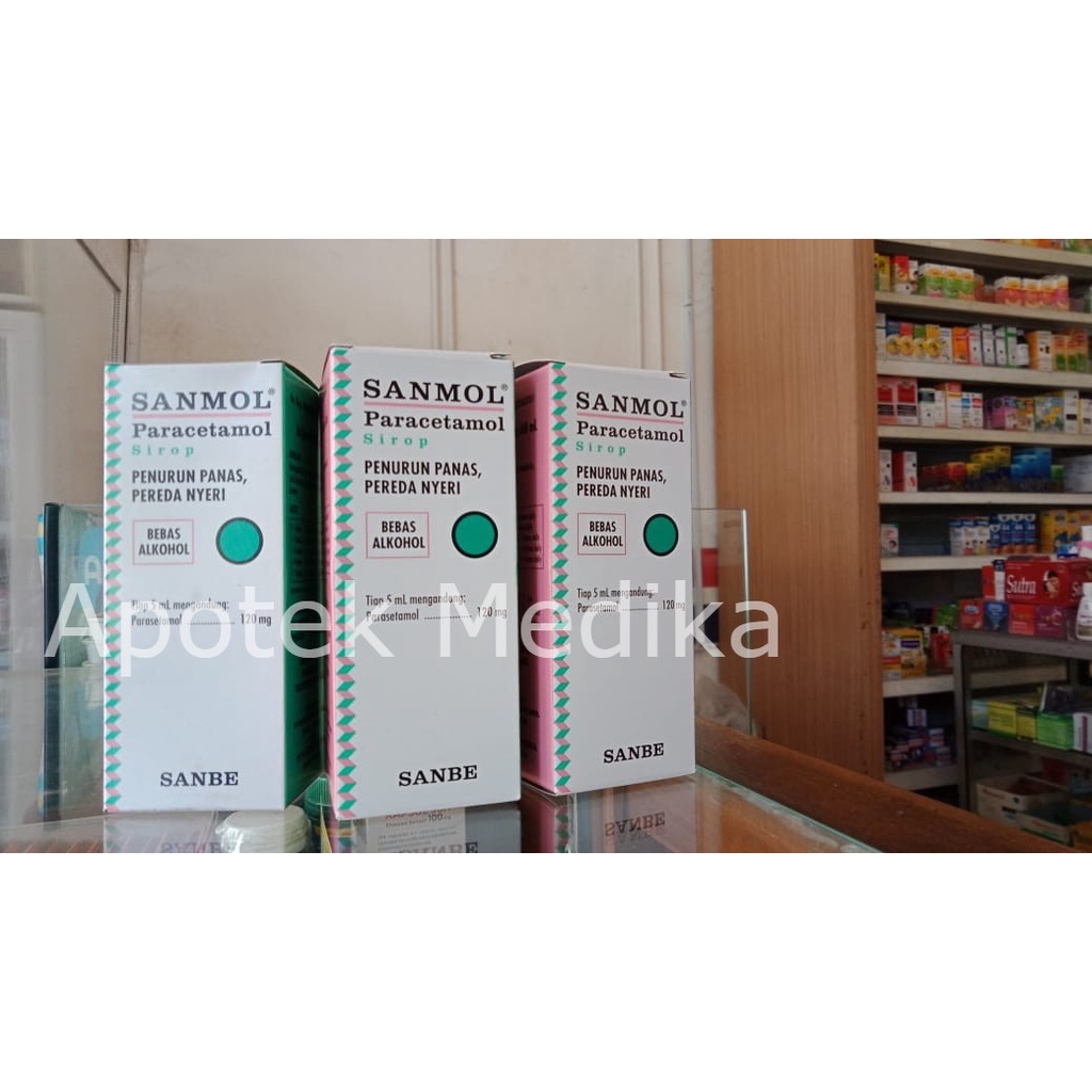 Sanmol Sirup (Obat demam dan nyeri anak)