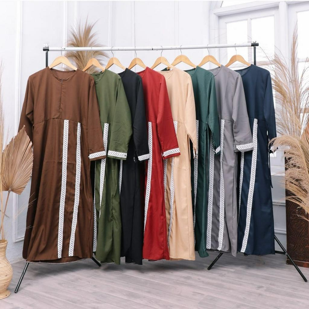 Gamis Polos Murah Terbaru Katun Toyobo Premium Jumbo Maxi Modern