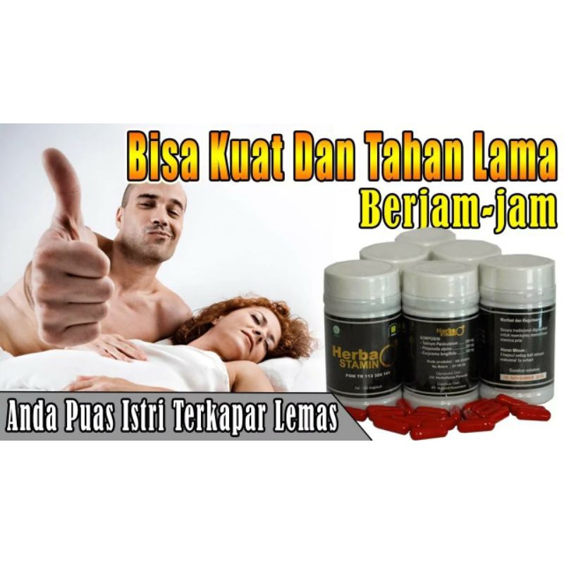 HERBASTAMIN - OBAT PENAMBAH STAMINA PRIA - OBAT KESUBURAN PRIA