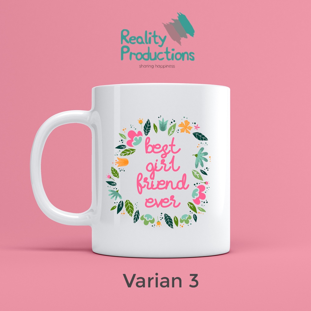 Mug Best Girl Friend Ever Untuk Kado atau Hadiah Pacar