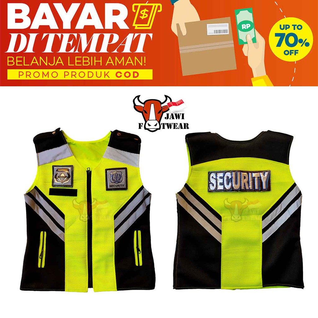 Rompi Security Tebal + Emblem