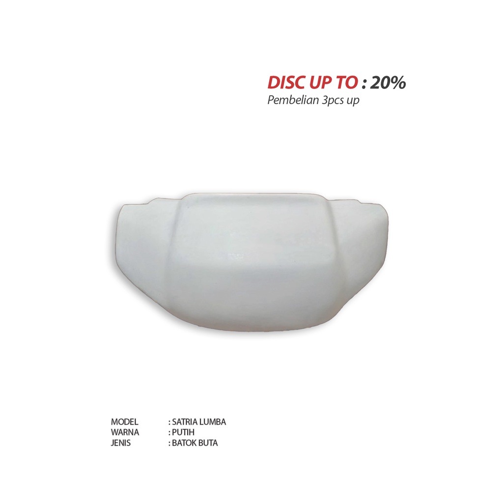 Batok buta Satria kotak Lumba 2 tak road race fiberglass