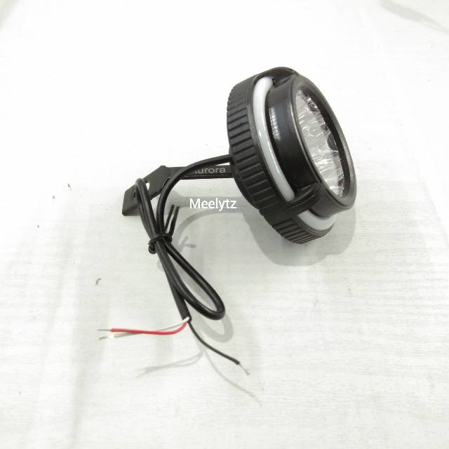 Lampu tembak sorot LED bracket spion 9 mata dengan angel aye 5 mode