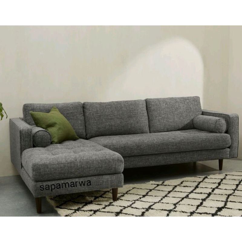 Kursi sofa tamu L minimalis bandung murah