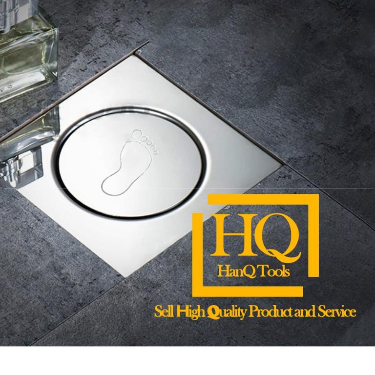 ♗ Floor Drain Injak Saringan Kamar Mandi Tekan Anti Banjir stainless PREMIUM Saluran Pembuangan Air