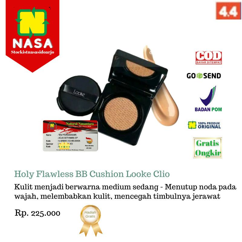 Cushion Looke Clio/Looke Holy Flawless BB Cushion CLIO