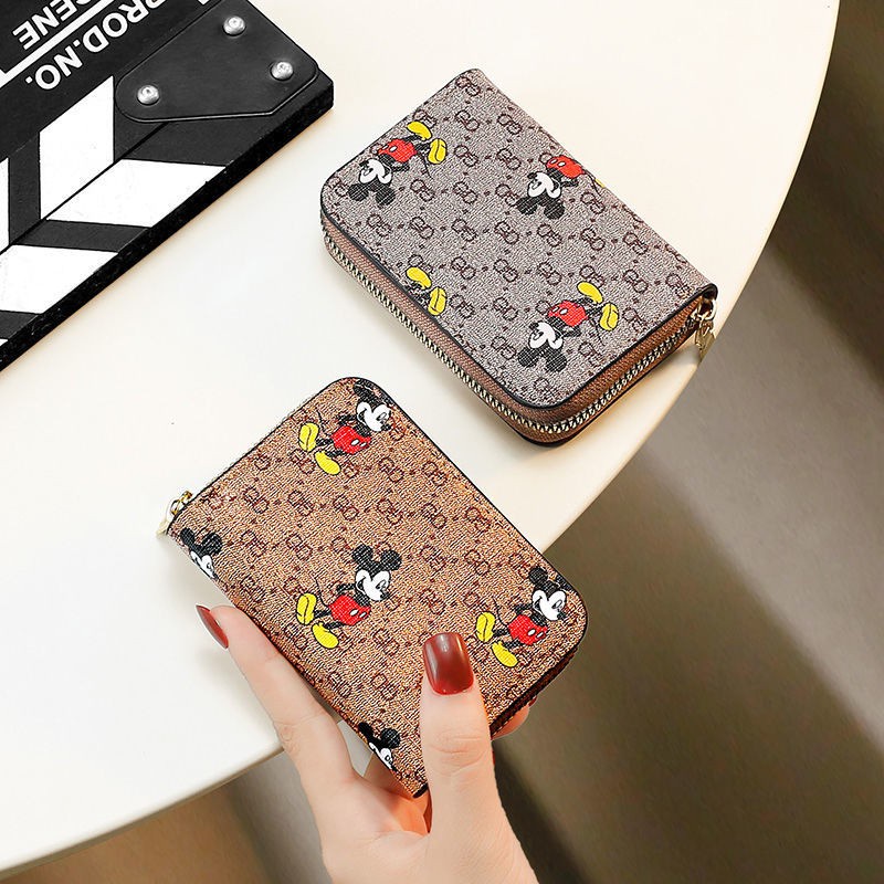 ( GS ) DOMPET KARTU WANITA / CARD HOLDER LUCU WANITA MOTIF MICKEY MOUSE