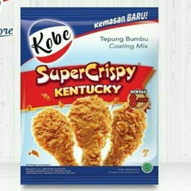 

PROMO 5 Bungkus !!! Tepung bumbu Kobe Kentucky Super Crispy 75 gram