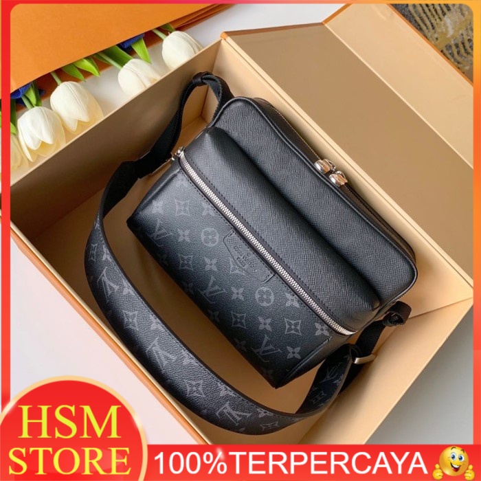 TAS SELEMPANG PRIA LV BRANDED MIRROR ORIGINAL TSP-118