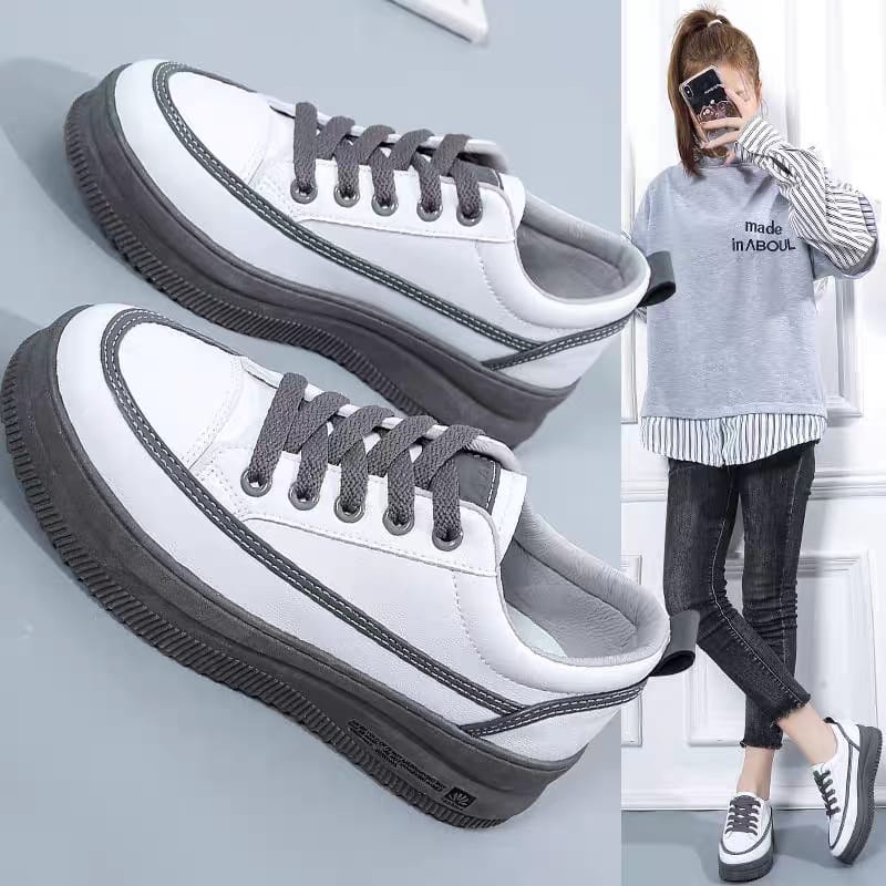 COD New Sepatu Wanita Sepatu Sneakers Import Premium Quality SP 047