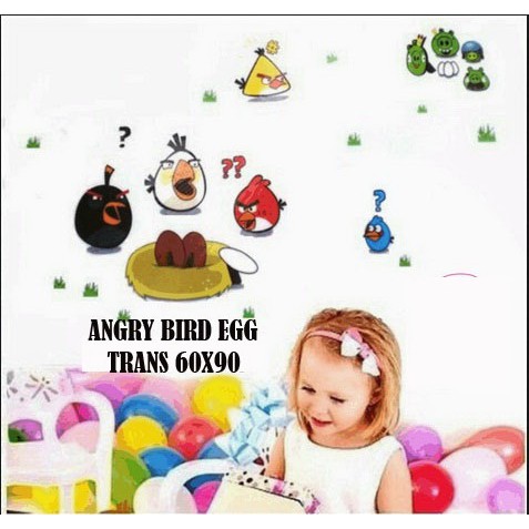 Wall Sticker Angry Bird Eggs Wallsticker