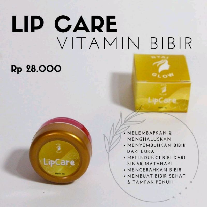 Lip care/vitamin bibir nyai glow skincare produk ORI 100%