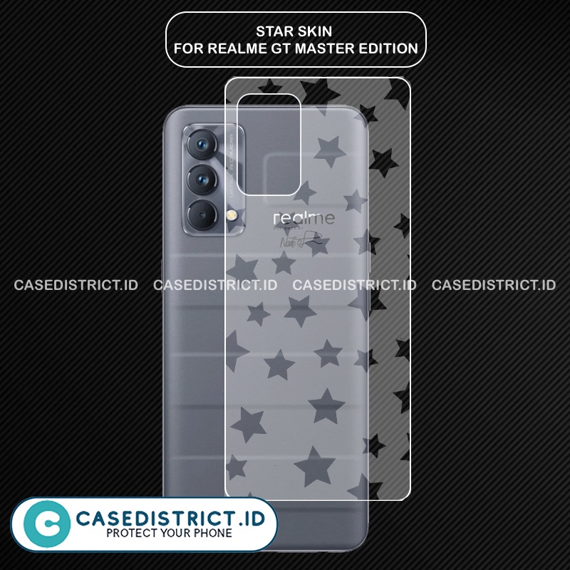 Skin Bintang Star REALME GT MASTER EDITION Garskin Motif Stiker Sticker Back Screen Anti Gores Backd