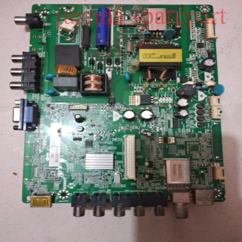 MB - mainboard - mesin tv led Panasonic TH 24A402G - 24A402 G .