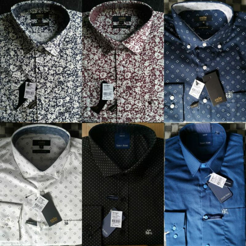 Stanley Adams Kemeja Panjang Pria Slim Fit