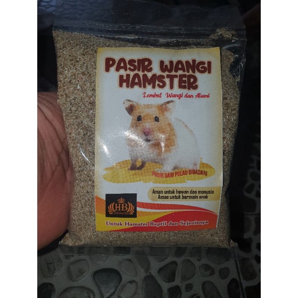 pasir wangi hamster aman untuk bermain anak