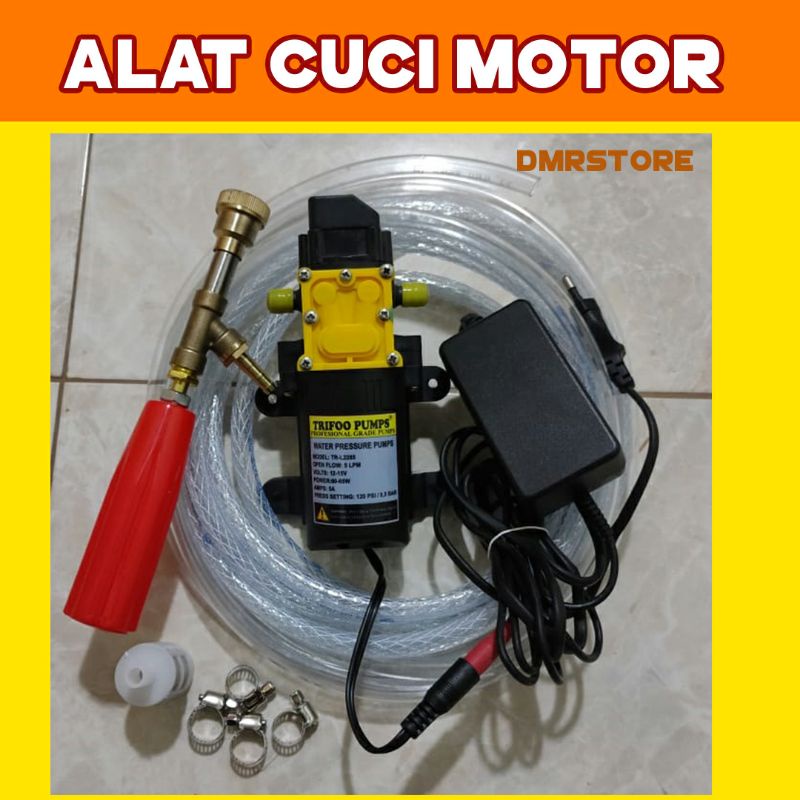 [GRATIS ONGKIR] Alat Cuci Motor Mini Listrik