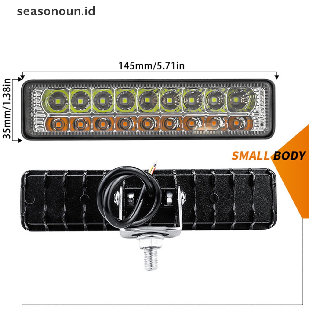 (seasonoun) Lampu Sorot LED 54W Ukuran 6 &quot;Untuk Mobil ATV SUV