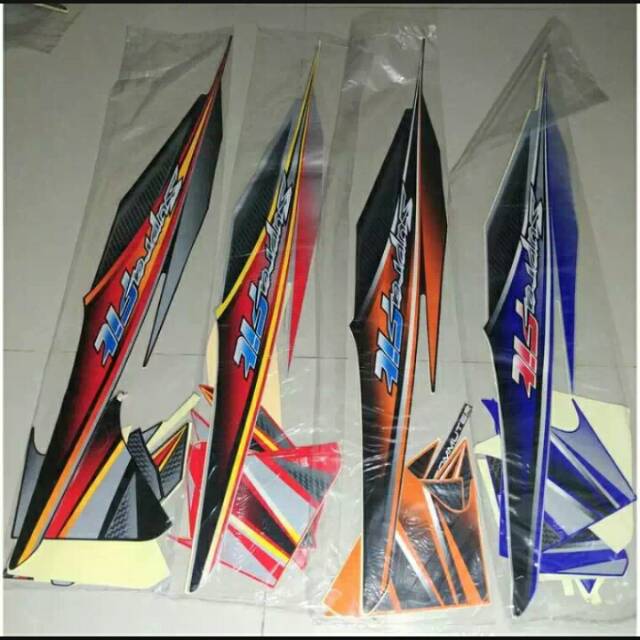 STRIPING LIS BODY & STIKER BODY SUPRA FIT NEW 2006 2007