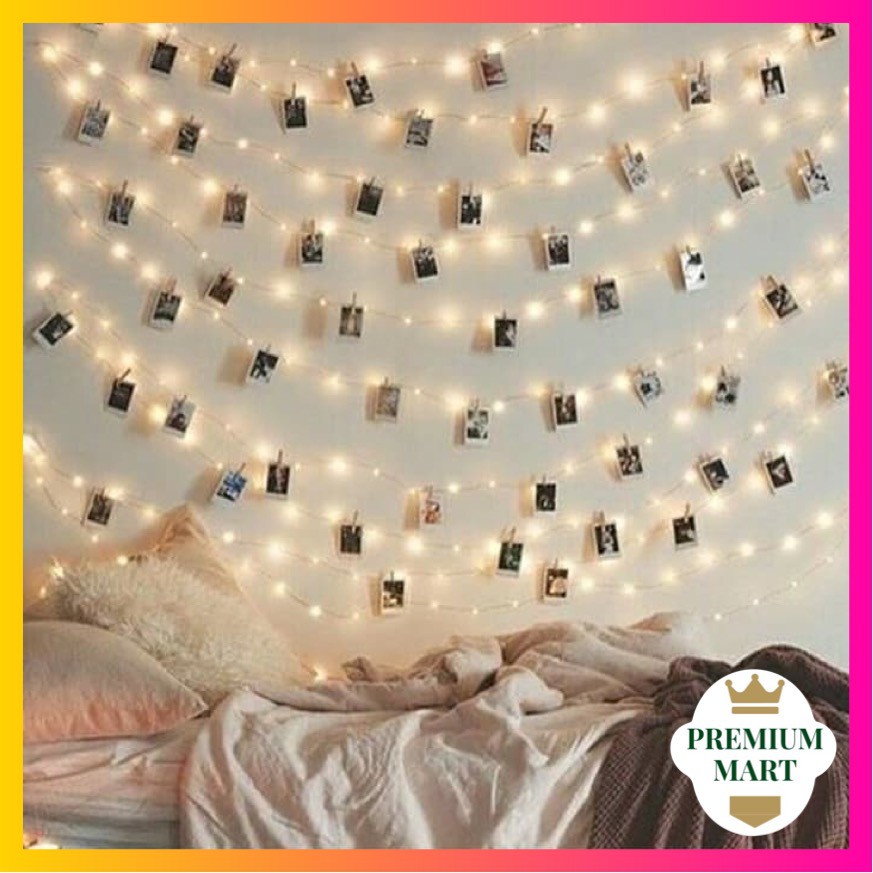 Lampu Natal Led Tumblr / Lampu Hias Dekorasi Rice Light Lamp 5 meter &amp; 10 meter (Tanpa Dus)