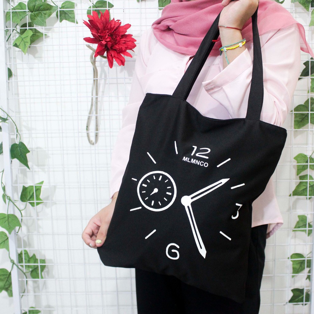 Totebag Resleting Totebag Kanvas Tebal Murah Tas Tote Bag Cewek Motif Tas Kuliah Tas Anak Muda Totebag Murah