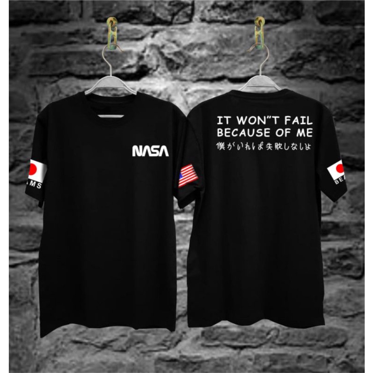 Baju Kaos Nasa / Baju Kaos Bendera Jepang / Baju Kaos Bendera Amerika / Baju Kaos Astronot / Baju Ka