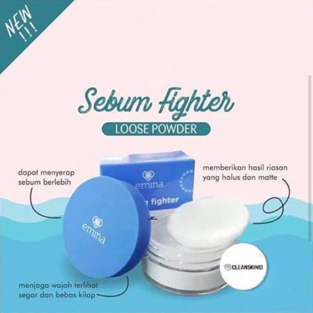 Emina Sebum Fighter Loose Powder 8gr