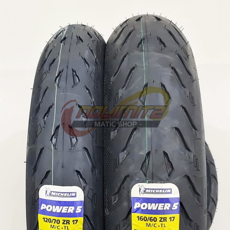 Ban Michelin Power 5 120/70 - 17 &amp; 160/60 - 17 Ninja ZX25R CBR 250 R25