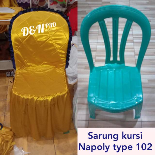 Sarung kursi plastik/napoly 102