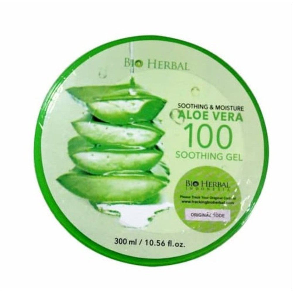 [ORI] ALOE VERA SOOTHING GEL | EKSTRAK LIDAH BUAYA MELEMBABKAN KULIT | Ada Stiker Kode Track Asli