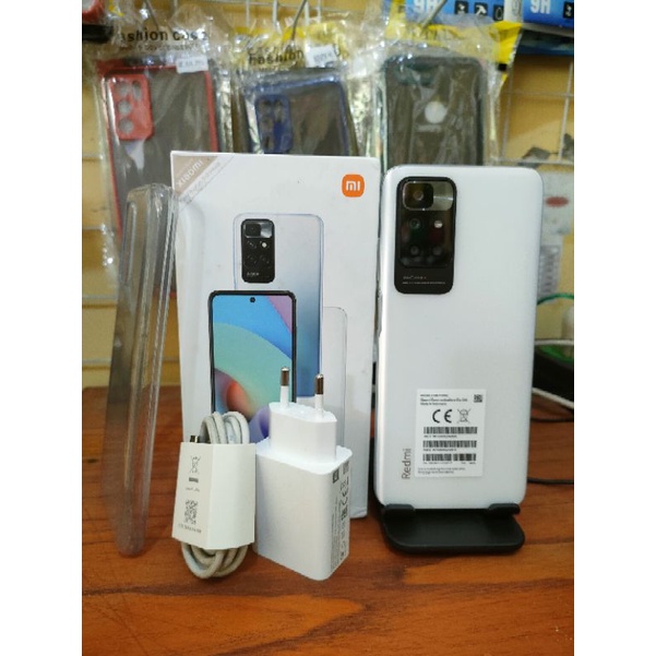 Redmi 10 4/64 gb fullset original super mulus (second)