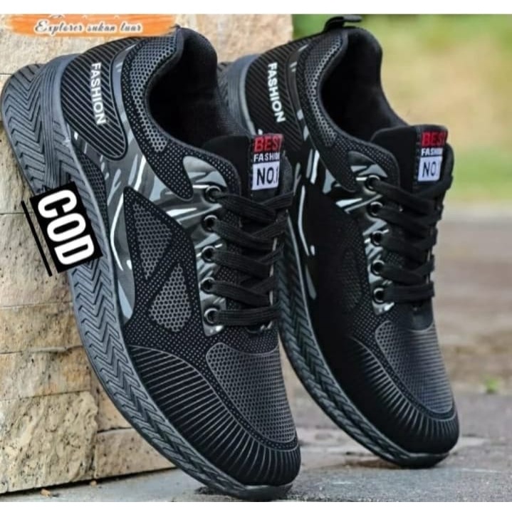 cod sepatu pria best fasion terbaru / sepatu pria joging