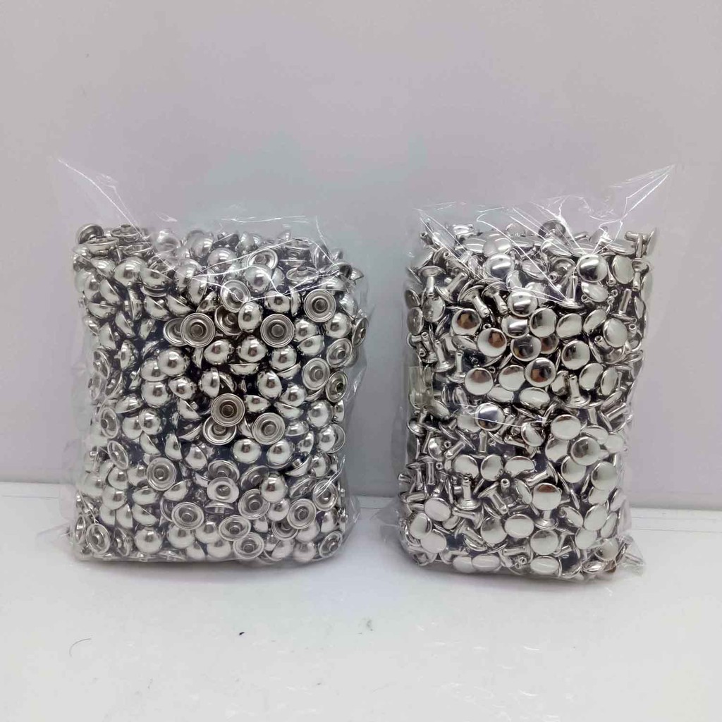 Centang Kenong 10x8 mm (2 muka) // Aksesoris Tas Murah Kancing Kenong - Aksesoris Tas