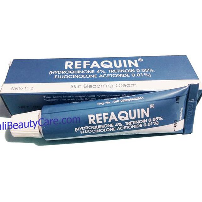 Refaquin Cream Obat Pemutih Wajah Dan Flek Melasma Ready Stock Shopee Indonesia