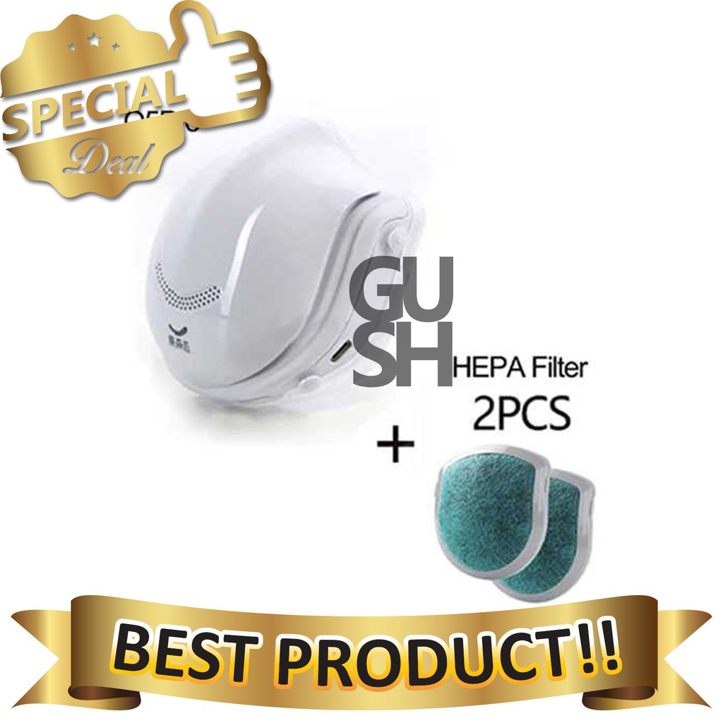 Xiaomi Masker Elektrik 4 Layer Filter HEPA USB Rechargeable Q5 Pro