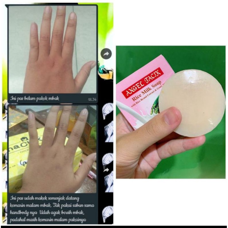SABUN ANGEL TACIK, SKINCARE, PEMUTIH BADAN BPOM