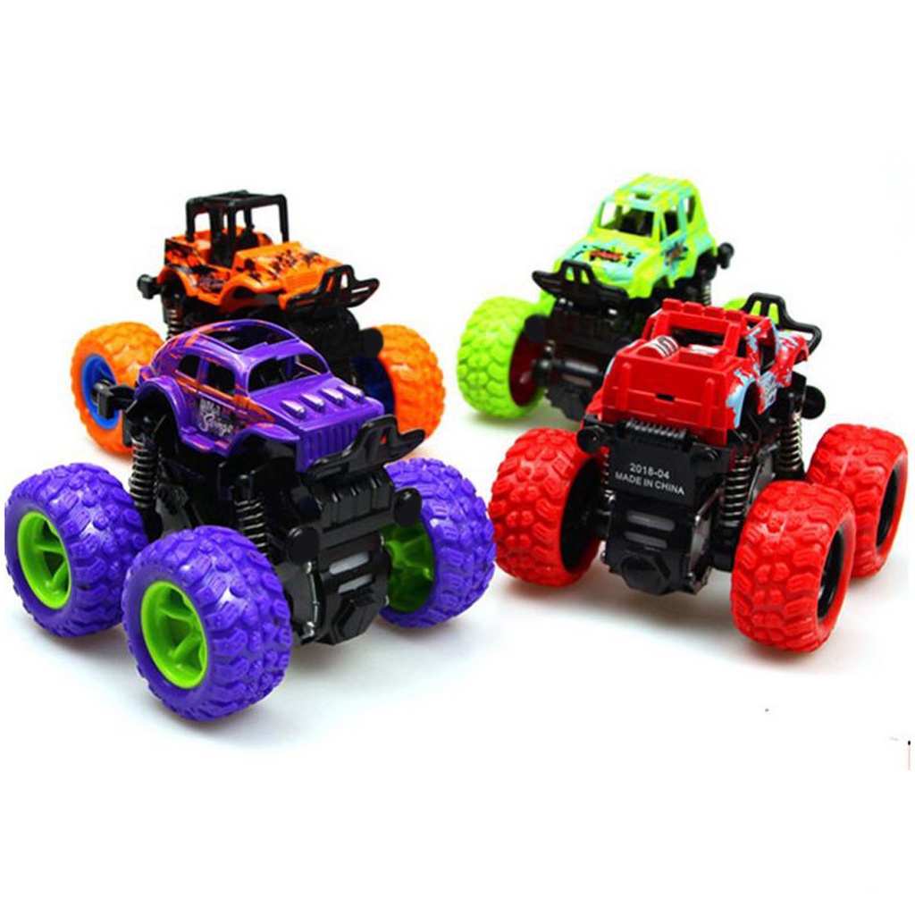 MurmerOfficial Mainan Mobil Anak Monster Zap Jip Off Road 4 Drive Inertial Bigfoot Mini Car Monster Truck T001