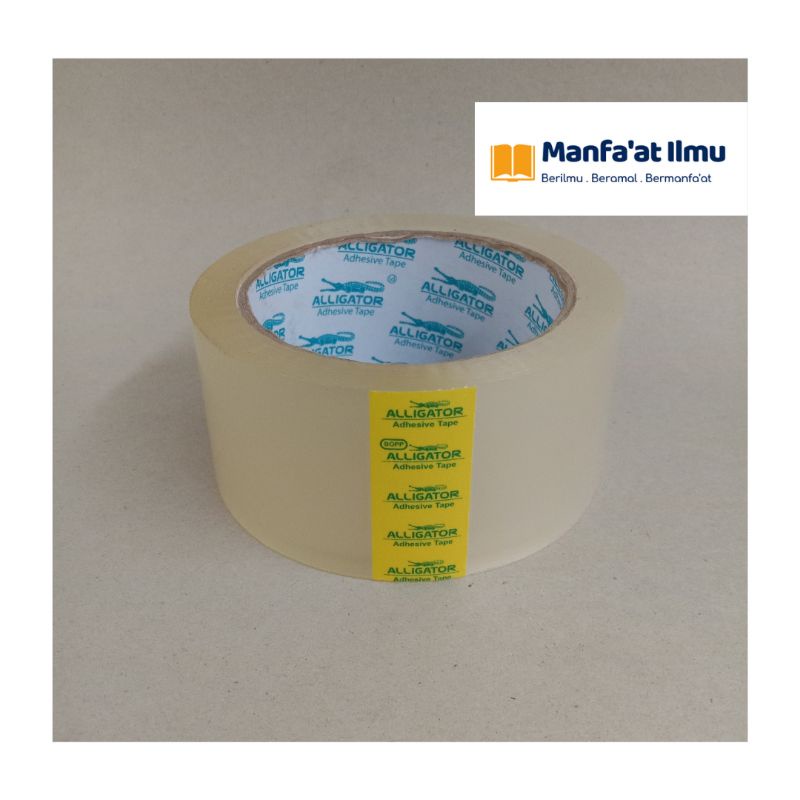 

Lakban Bening Transparan Alligator (Lebar 48mm)